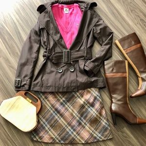 EUC ZARA Double-Breasted Trench Coat - sz M